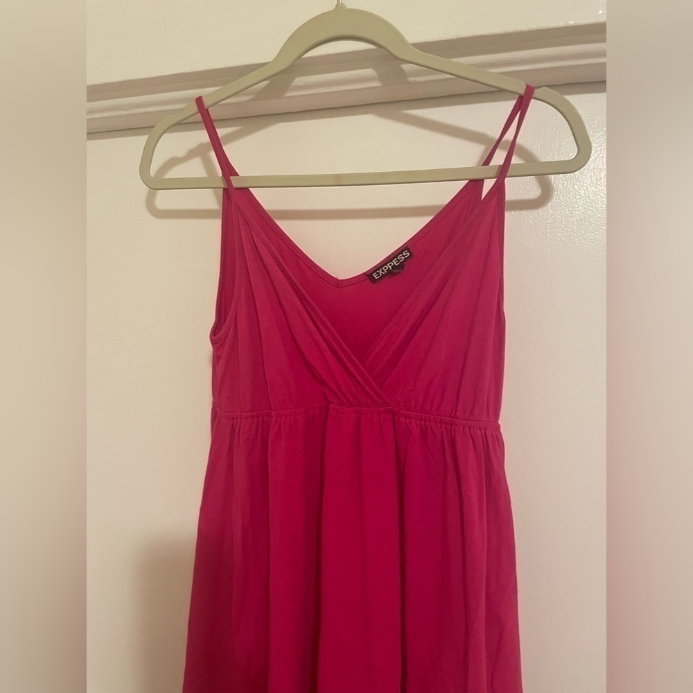 Express Dark Pink‎ long tank top size small - Picture 4 of 8